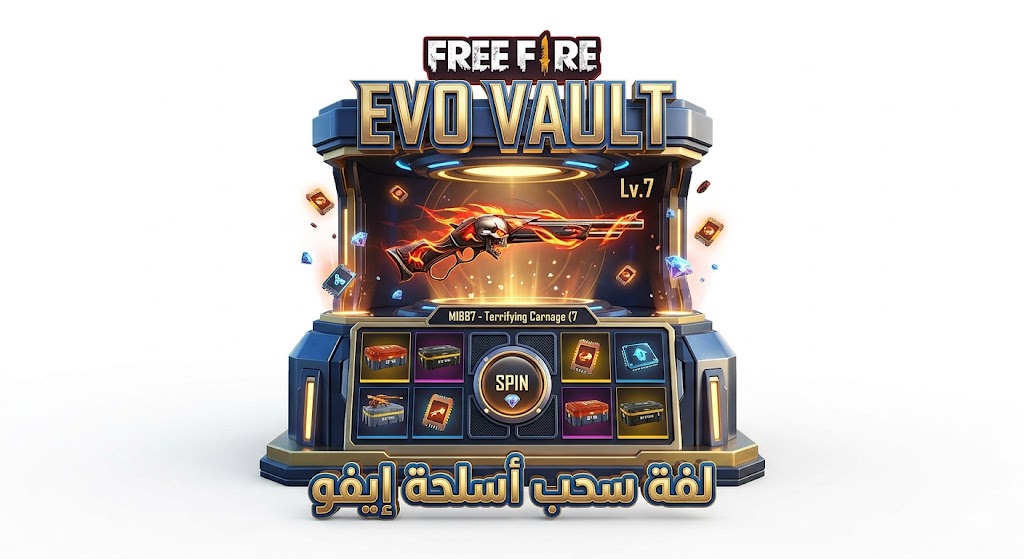 عضويات Free Fire - EVO VAULT - one of the EVO Guns ( لفات سحب اسلحة ايفو )